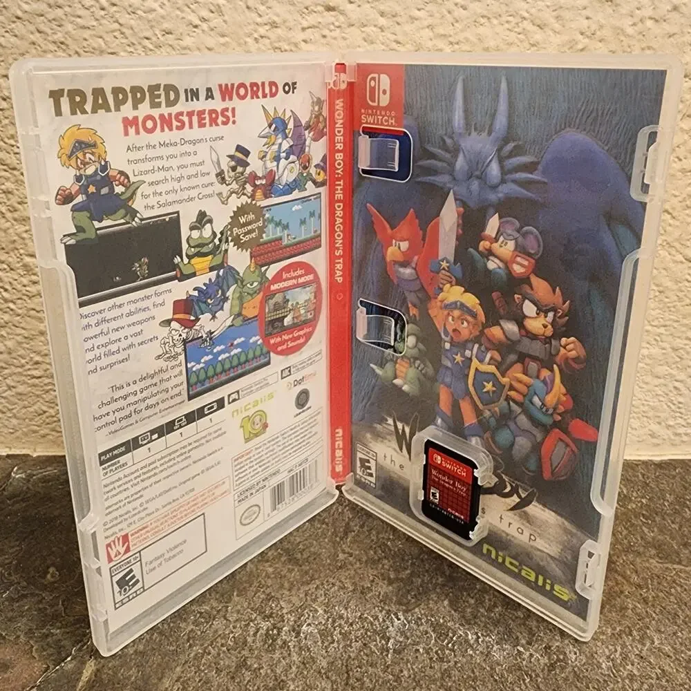 Game - Wonder Boy: The Dragon's Trap (CIB) - Switch